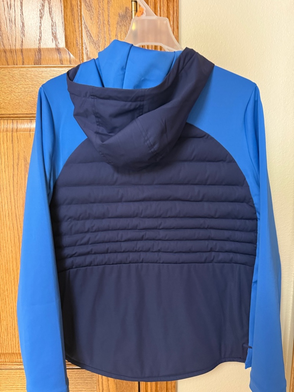 Peter Millar Navy and Royal Blue Half-Zip Hooded Pullover - Picture 4 of 4